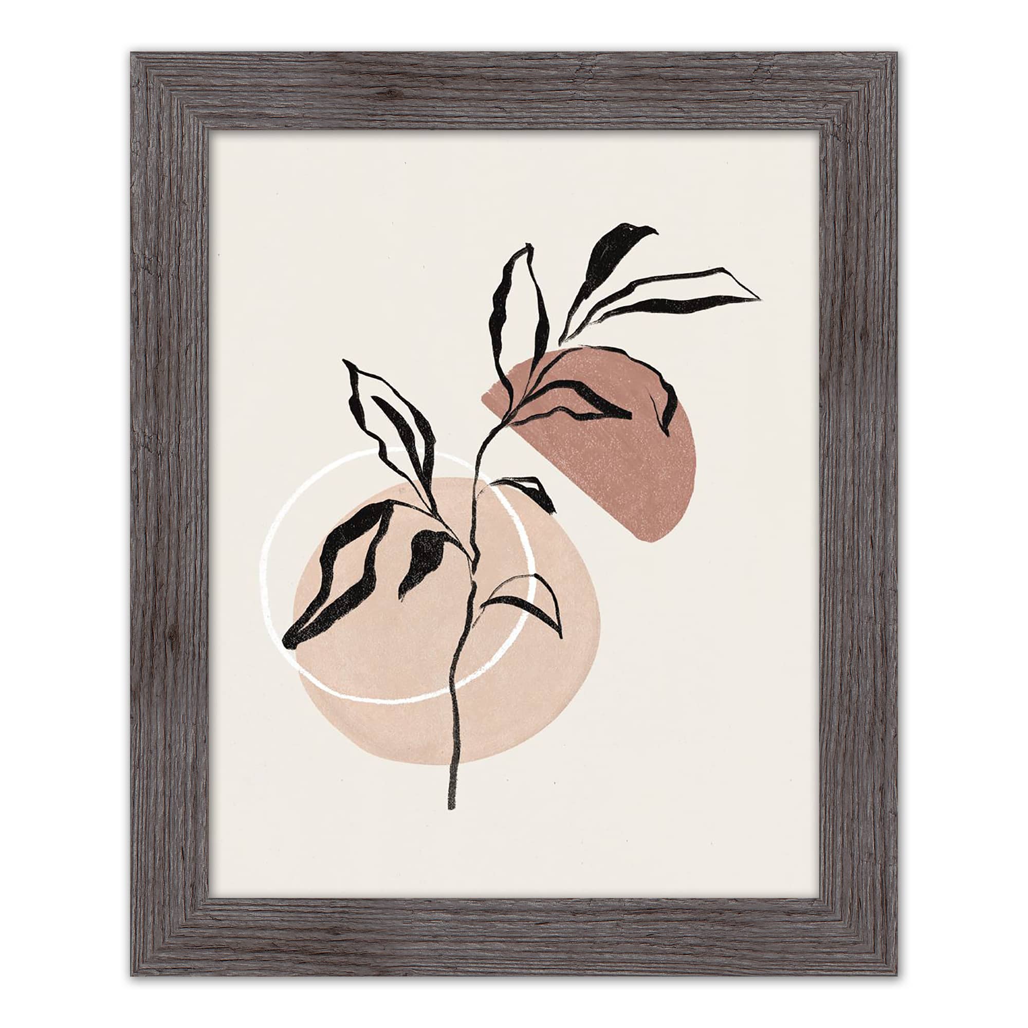 Abstract BoBrownical Western Framed Print
